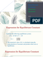 Equilibrium Constant Presentation