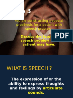 Speech Problem