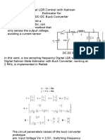 Digital LQR Control With Kalman Estimator For DC-DC Buck Converter