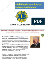 Lions Club Parma Host: 60anni Di Storia - Update 23.02.2016