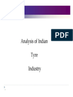 Analysis of Indian Tyre Industry