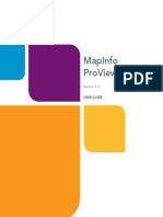 Mapinfo Proviewer: User Guide