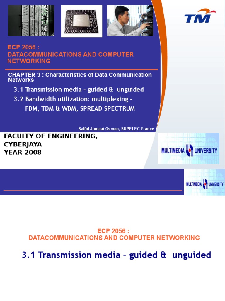 Data Communications: Transmission Media Overview | PDF