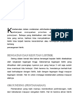 Keselamatan Kerja Pekerjaan Listrik & Elektronika