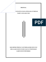 Proposal Ternak Ayam PDF