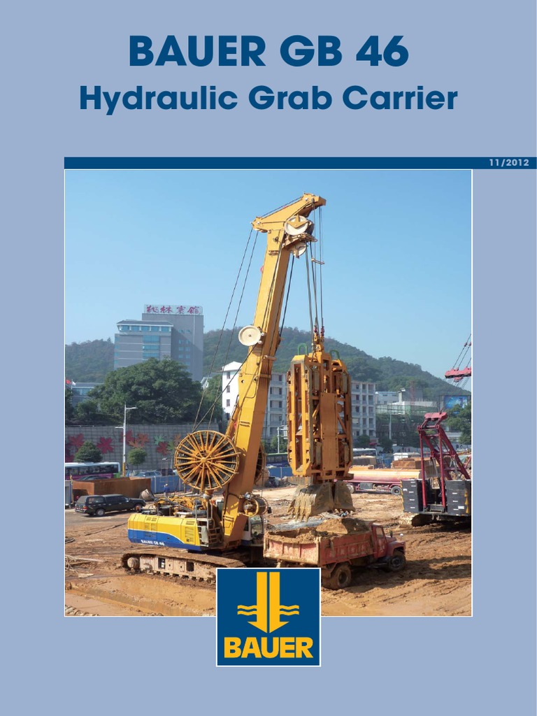 BAUER GB 46 Hydraulic Grab Carrier | PDF | Engines | Vehicles