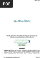 estudio magnesio