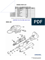 Dremel Parts List: Model 800 - 10.8V Cordless Rotary Tool