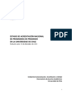 Informe de Acreditacion Nacional kde Programas de Pregrado Ude Chile PDF
