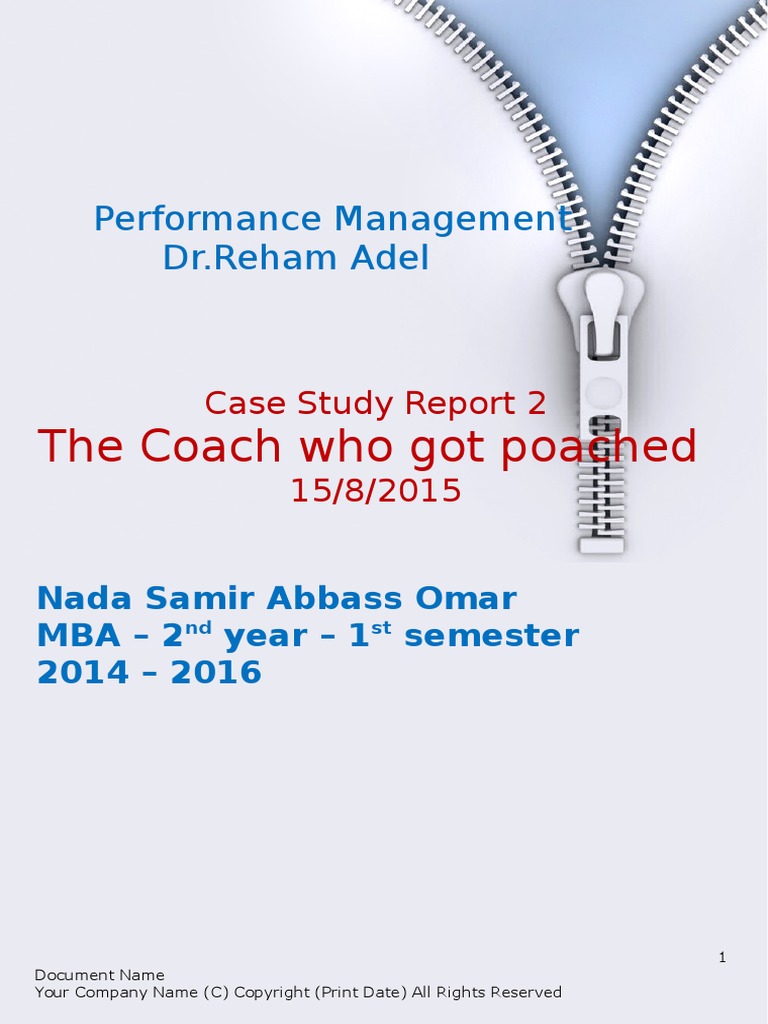 Case Study: Coaching | PDF | Employment | Recruitment