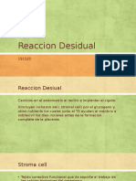 reaccion desidual