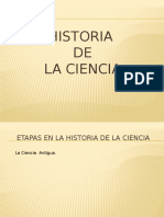 Etapas de La Historia de La Ciencia