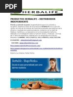 Download PRODUCTOS HERBALIFE PARA PUBLICITAR by molaherbalife SN3002021 doc pdf