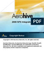 Aerohive Win2008 NPS Integration 1