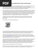Reparacion de electrodomesticos Teka en Barcelona