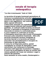 Corso Biennale Di Terapia Manuale Osteopatica