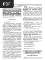 Decreto Supremo Nº 011-2016-PCM