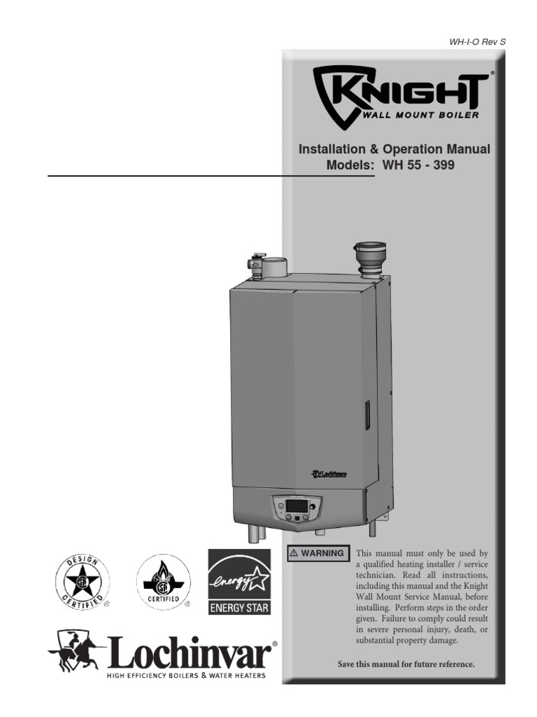Knight Boiler Manual PDF Boiler Duct (Flow)