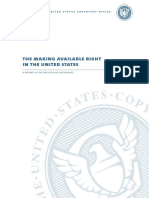 Making Available Right Report from U.S. Copyright Office