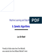 Genetic Algorithms: Machine Learning and Data Mining