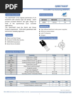 QM07N60F (20110429) Posible Reemplazo Del Mosfet para TV Haier Led 32 Pulgadas Led Mosfet Original M0014D