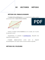 Suma de Vectores Método Grafico