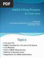 US ANDA Filing Process