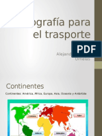 Geografía Para El Trasporte