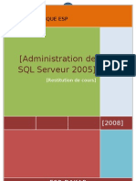 Restitution de Oumar Mbaye SQL Serveur 2005