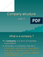 Company Structure,New