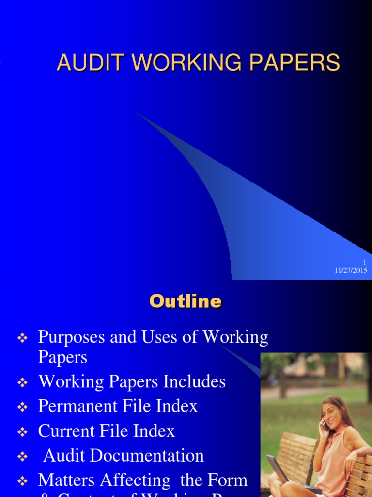 Audit Working Papers PDF Audit Cheque