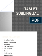 Tablet Sublingual Cepat Efek