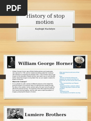 history of stop motion 2