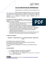 B. Ayuda para Definir Los Objetivos de Aprendizaje