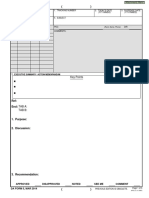 Army Staffing Form: Key Points