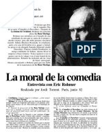 Entrevista a Eric Rohmer