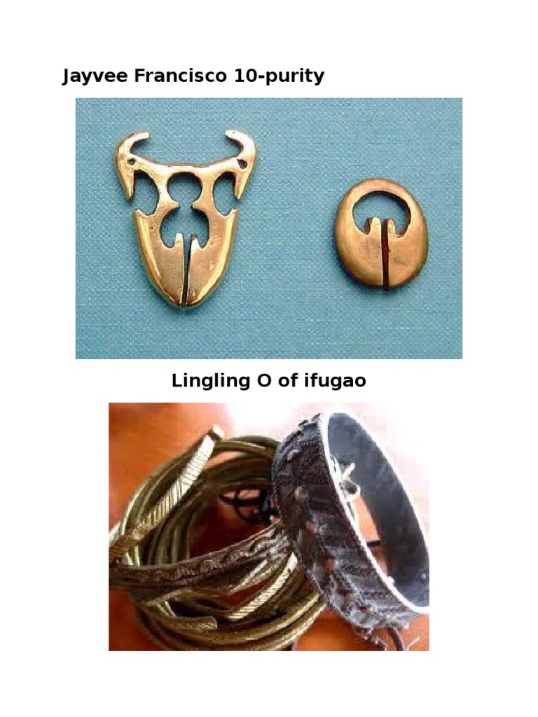 Traditional Filipino Jewelry Types | PDF | Social Science | Cooking ...