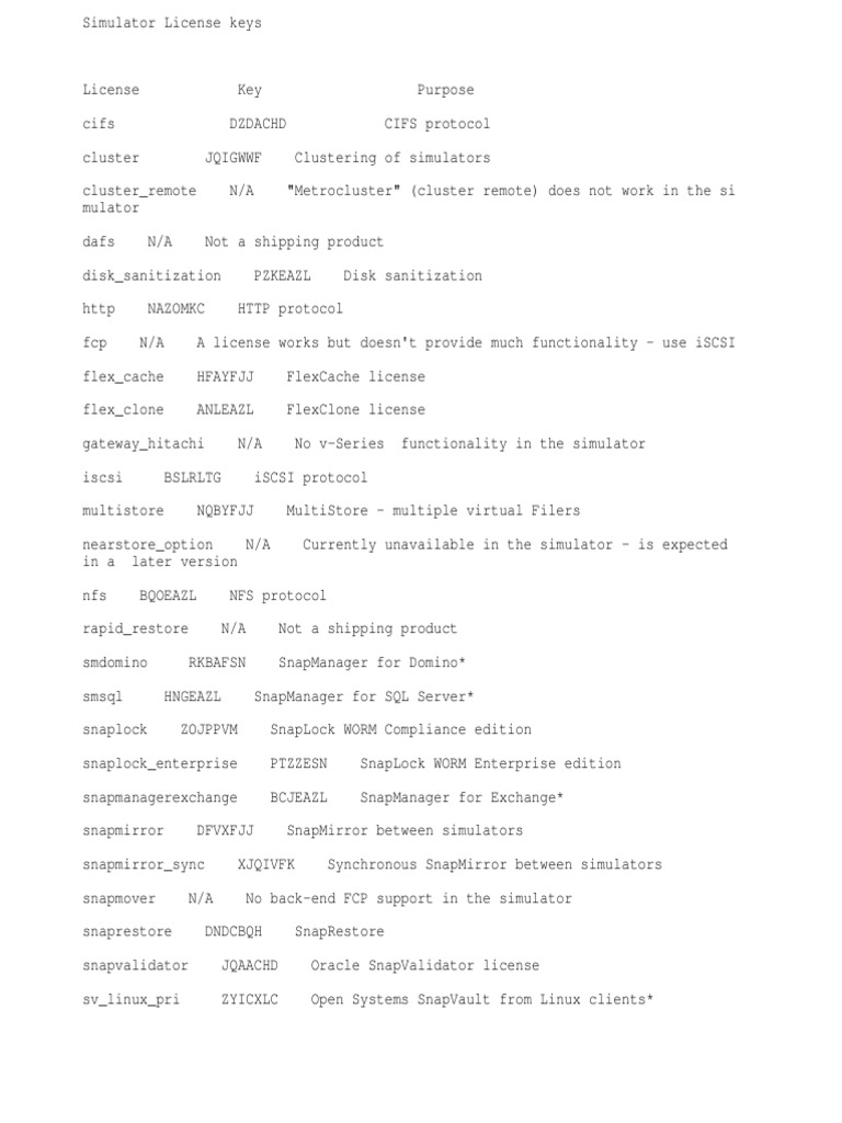 Simulator License Key Guide | PDF