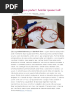 6 Pontos Que Podem Bordar Quase Tudo