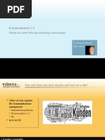 Download Prsentation Kausch vibrio zu Social Media und Marketing fr den Marketing Benchmark Circle am 15 04 2010 by vibrio Kommunikationsmanagement Dr Kausch GmbH SN30027643 doc pdf