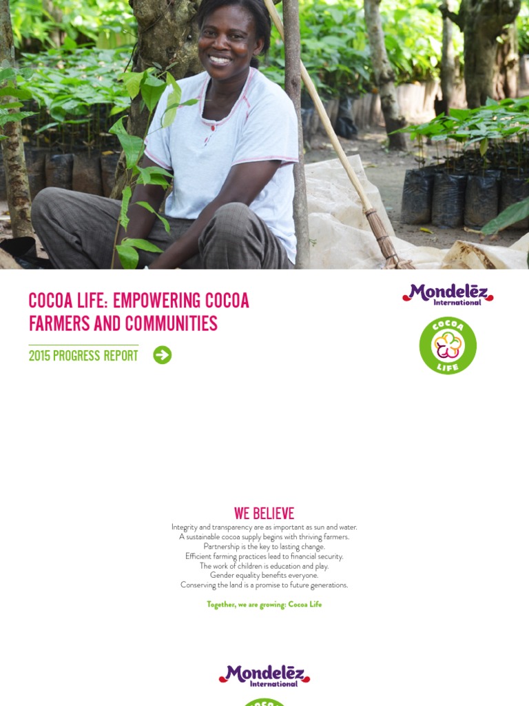 Mondelez Cocoa Life Progress Report PDF Sustainability Supply Chain