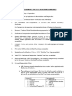 BoC - AMO_RRequirements for PEZA-Registered Companiesequirements for PEZA-Registered Companies