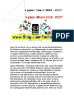 Apps para Ganar Dinero 2016 - 2017