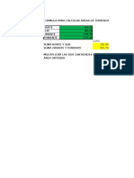 Formula para Calculo de Areas de Terrenos