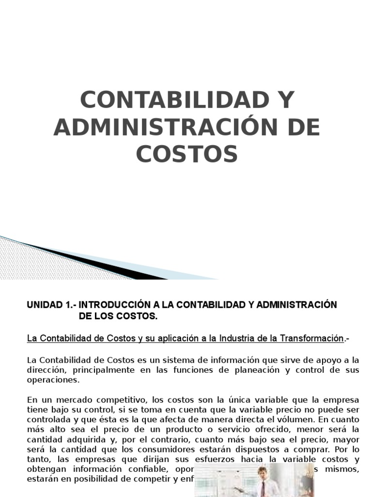 Contabilidad y Administración de Costos | PDF | Costo | Contabilidad