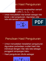 Penulisan Hasil Pengukuran