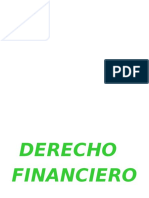 Derecho Financiero