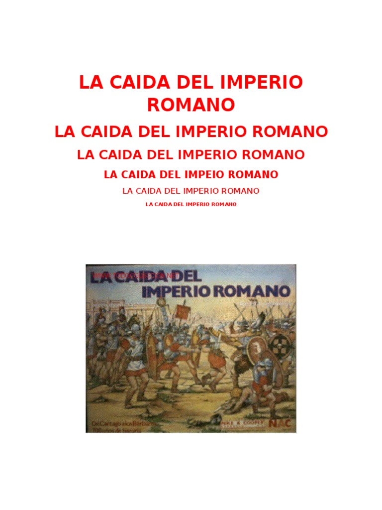 Causas de la Caída del Imperio Romano | PDF | imperio Romano | Hunos