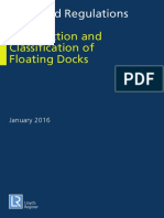 Rules and Regulations For The Construction and Classification of Floating Docks
