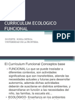 Currículo funcional ecológico para docente